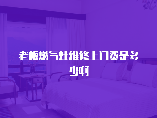 老板燃氣灶維修上門費是多少啊