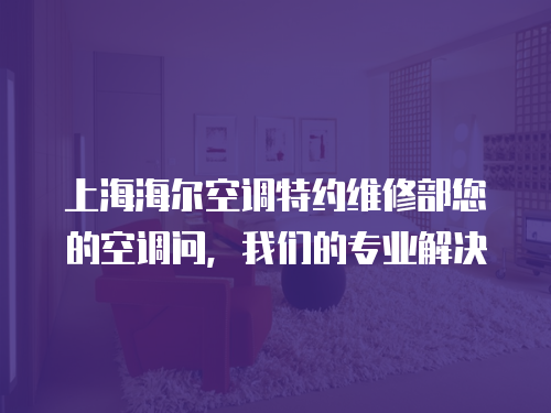 上海海爾空調(diào)特約維修部您的空調(diào)問(wèn)，我們的專業(yè)解決