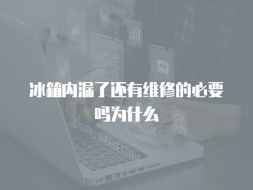 冰箱內漏了還有維修的必要嗎為什么