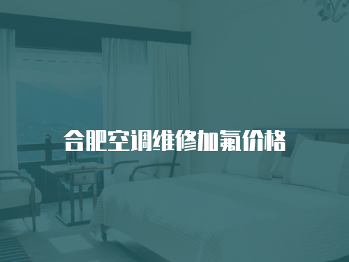 合肥空調維修加氟價格