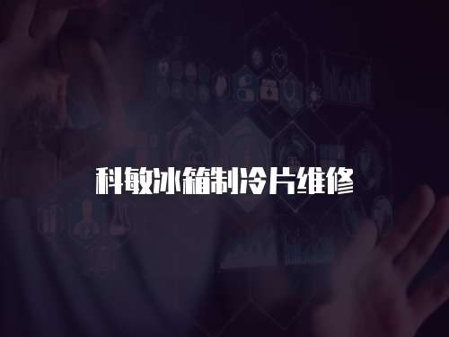 科敏冰箱制冷片維修