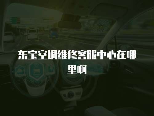 東寶空調維修客服中心在哪里啊