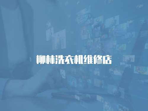 柳林洗衣機(jī)維修店