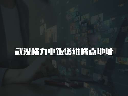 武漢格力電飯煲維修點地址