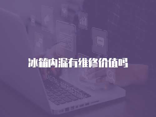 冰箱內漏有維修價值嗎