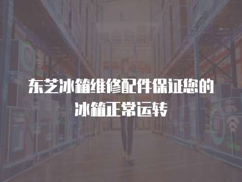 東芝冰箱維修配件保證您的冰箱正常運轉