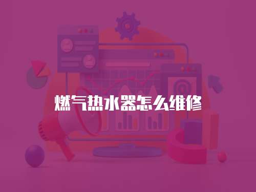 燃?xì)鉄崴髟趺淳S修