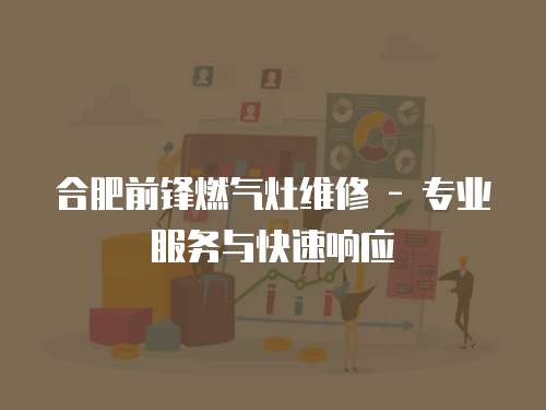 合肥前鋒燃氣灶維修 - 專業服務與快速響應