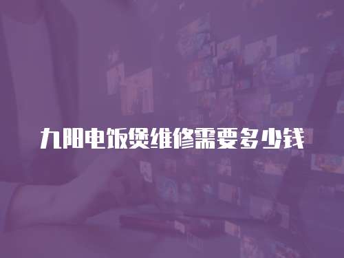 九陽電飯煲維修需要多少錢