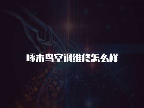 啄木鳥空調維修怎么樣