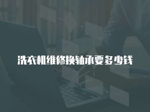 洗衣機維修換軸承要多少錢