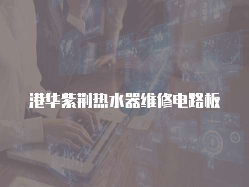 港華紫荊熱水器維修電路板