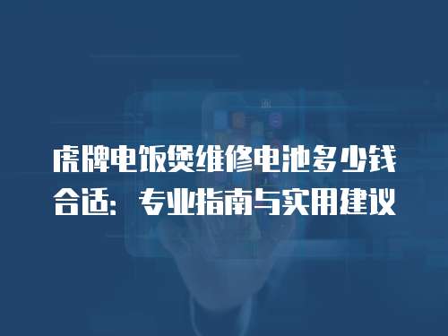 虎牌電飯煲維修電池多少錢合適：專業(yè)指南與實(shí)用建議