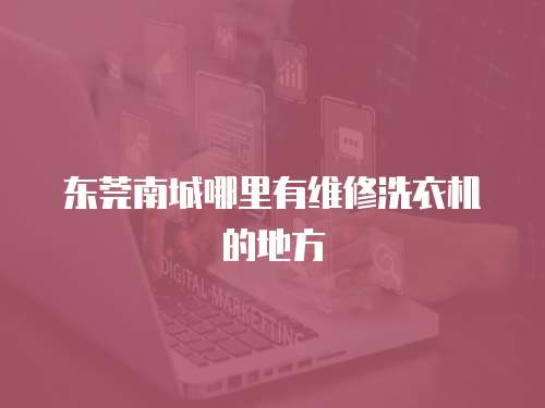東莞南城哪里有維修洗衣機的地方