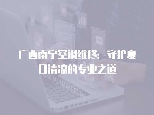 廣西南寧空調(diào)維修：守護(hù)夏日清涼的專業(yè)之道