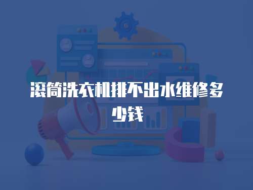 滾筒洗衣機(jī)排不出水維修多少錢