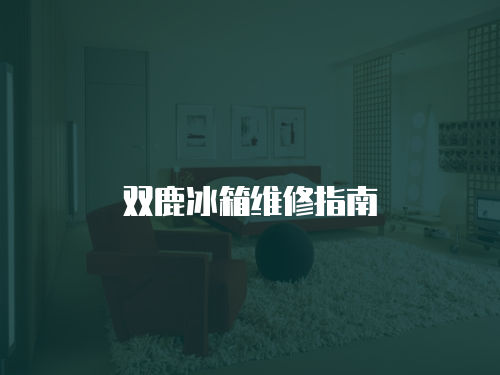 雙鹿冰箱維修指南