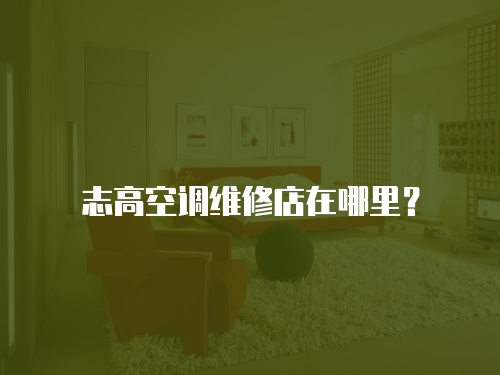 志高空調維修店在哪里？