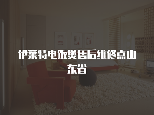 伊萊特電飯煲售后維修點(diǎn)山東省